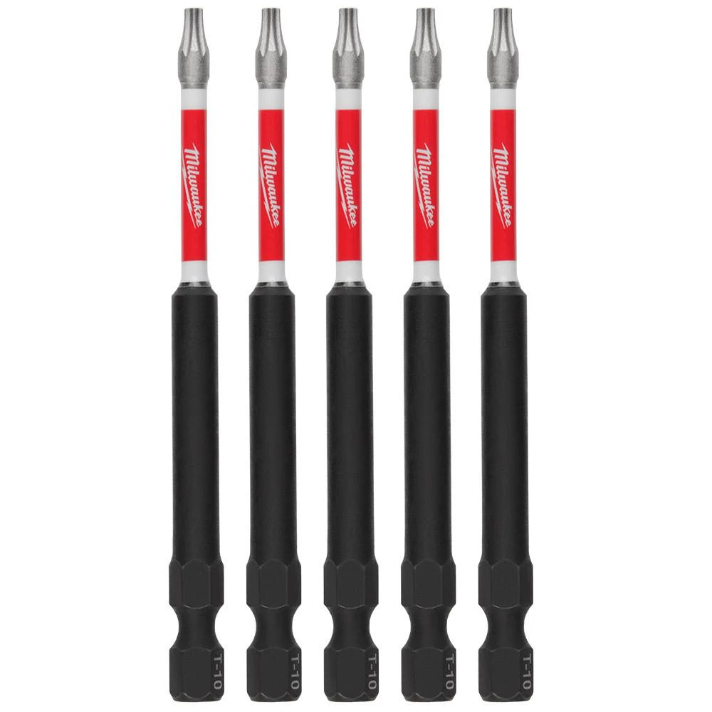 Milwaukee 48-32-4576 3-1/2 Impact T10 Bit 5pk