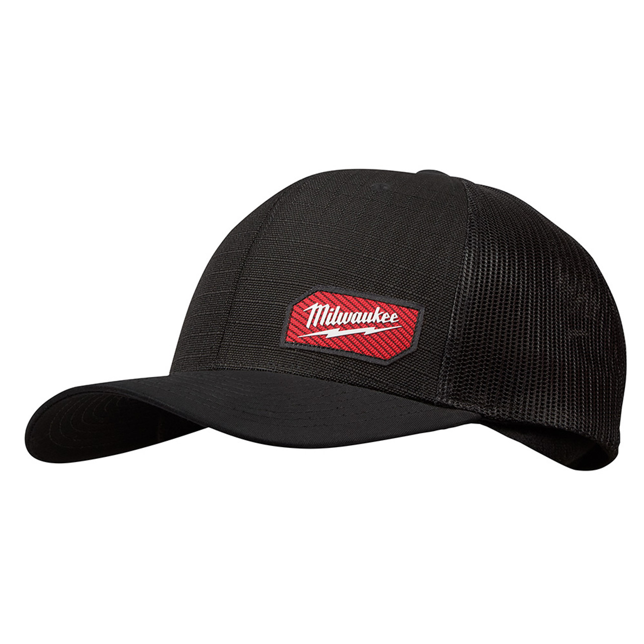 Milwaukee 505B Gridiron Snapback Trucker Hat Black