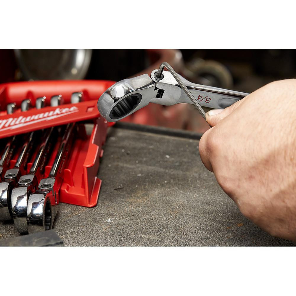 45-96-9608 8mm Flex Head Ratcheting Wrench | Milwaukee Hand Tools