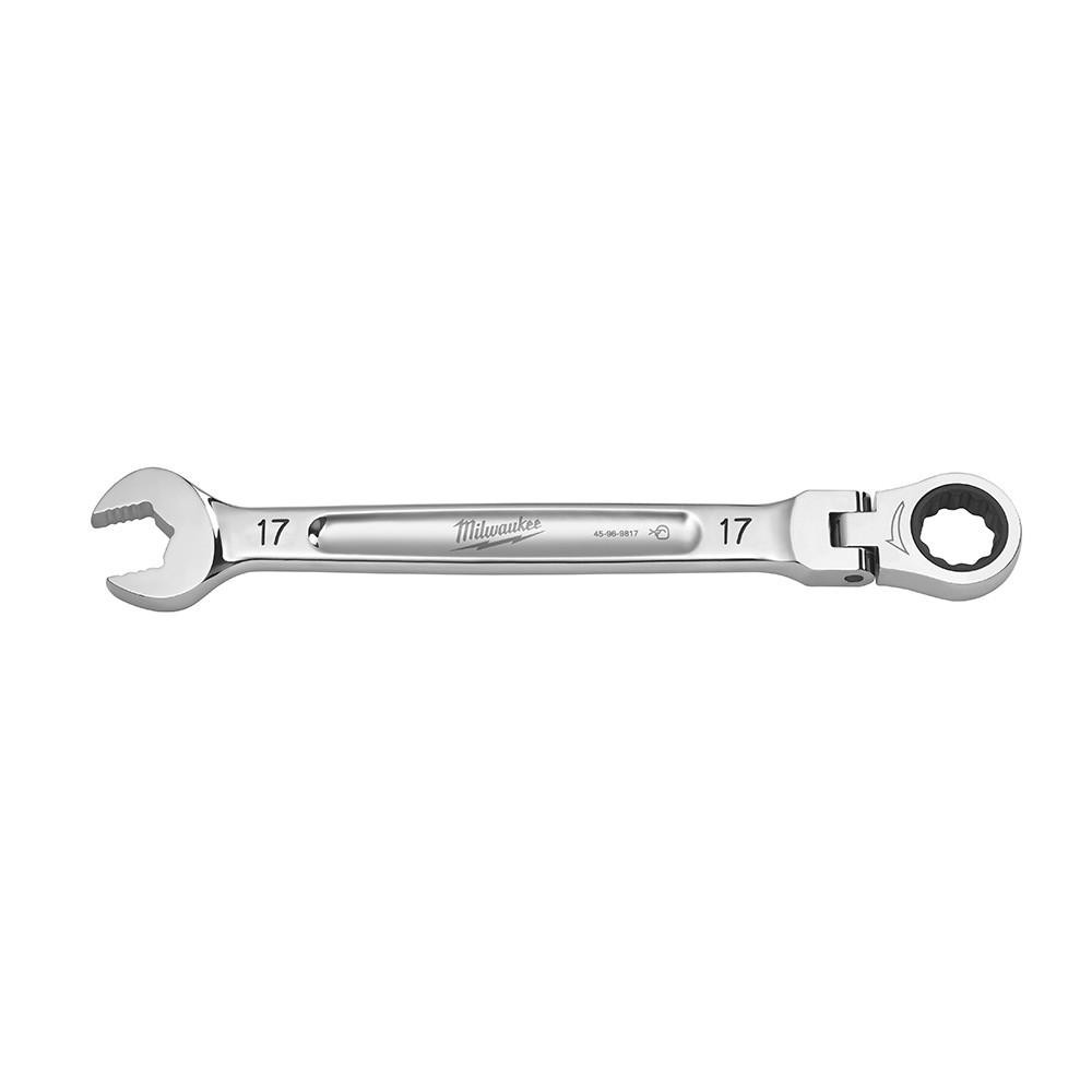 45-96-9617 17mm Flex Head Ratcheting Wrench | Milwaukee Hand Tools