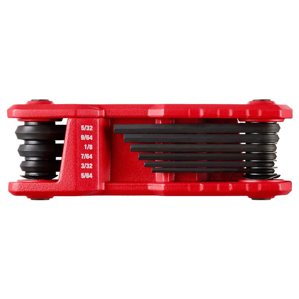 48-22-2181 9-Key Folding Hex Key Set SAE | Milwaukee Tool
