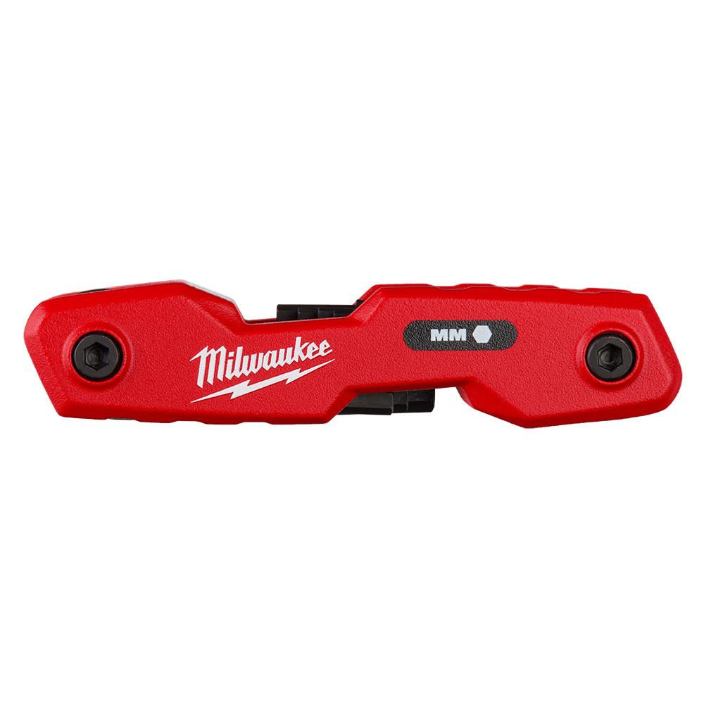 48-22-2182 8-Key Folding Hex Key Set Metric | Milwaukee Tool