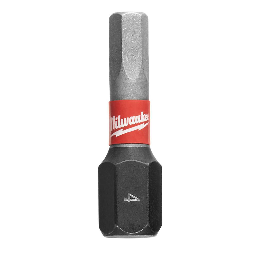 48-32-4726 SHOCKWAVE Insert Bit Hex 4 MM - BULK (25) | Milwaukee