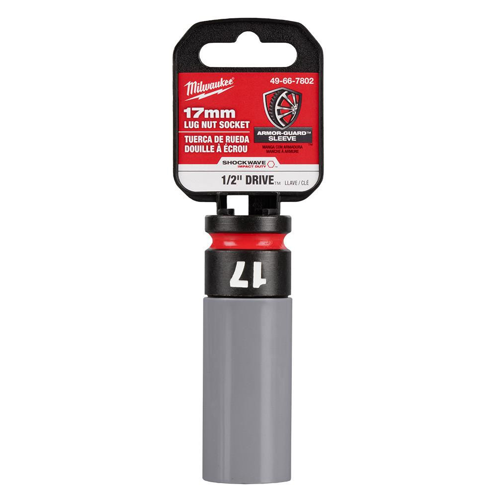 49-66-7802 1/2 Drive 17MM Lug Nut Socket | Milwaukee
