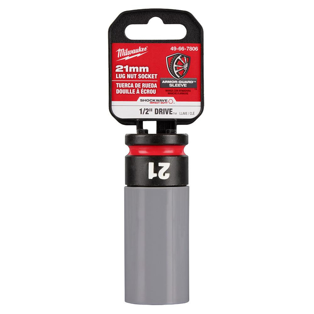 49-66-7806 1/2 Drive 21MM Lug Nut Socket | Milwaukee