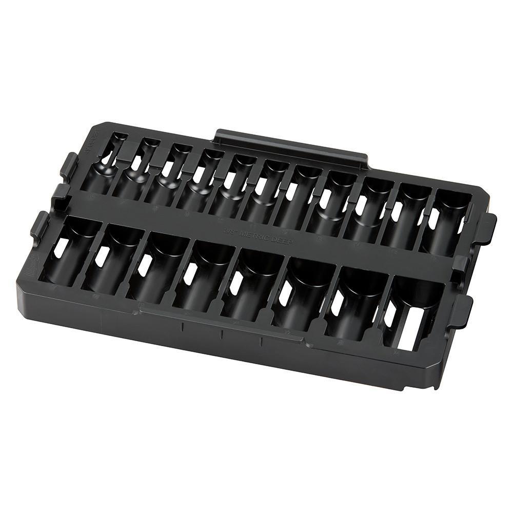 49-66-6831 Socket 3/8 Dr 19PC MM Tray Only | Milwaukee