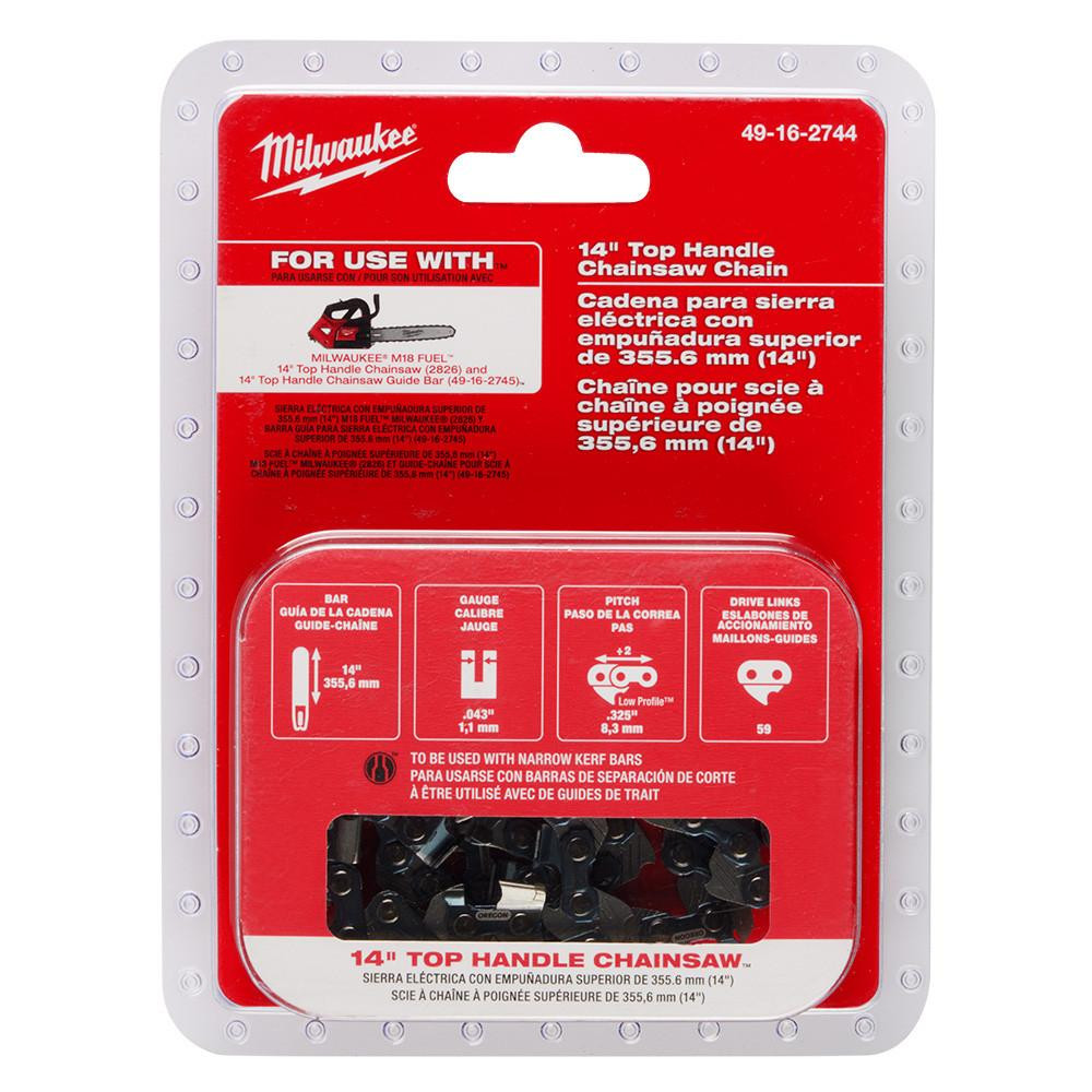 49-16-2744 14 in Top Handle Chainsaw Chain - Part | Milwaukee