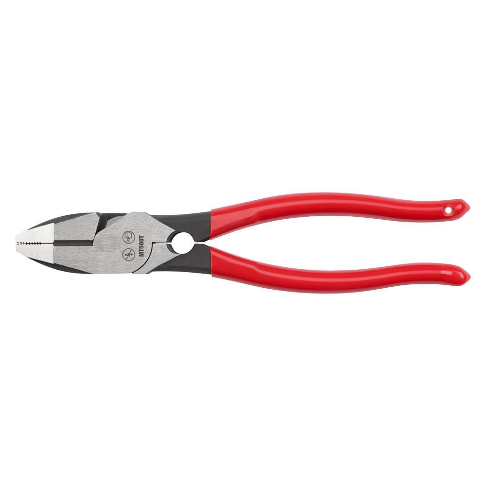 MT500 9 in Linemans Dipped Grip Pliers | Milwaukee