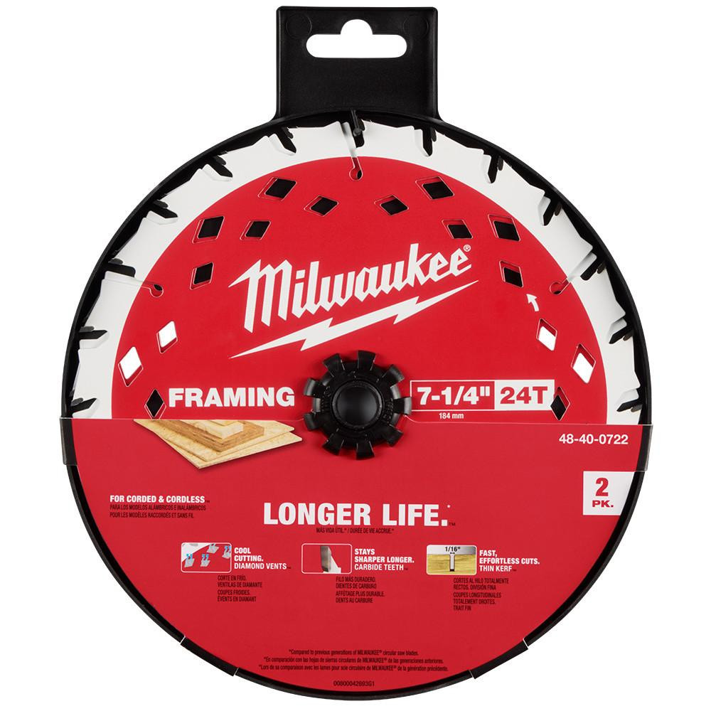 48-40-0722 7-1/4 24T Framing Circular Saw | Milwaukee