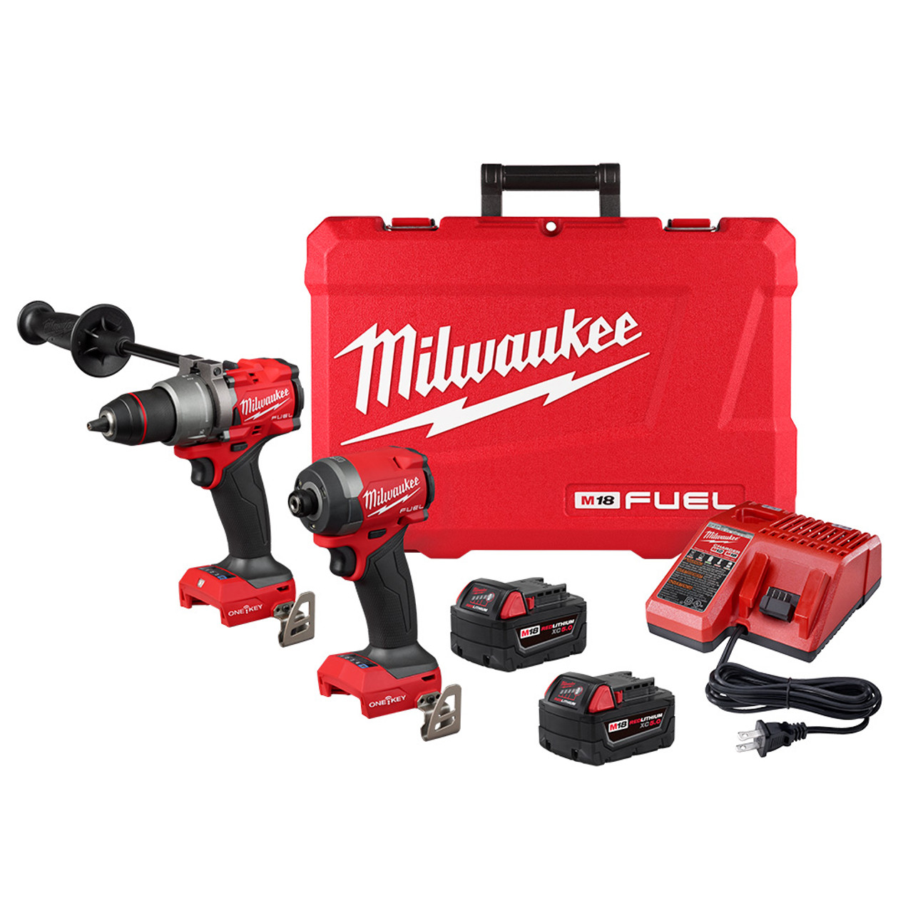 Milwaukee 3696-22 M18 FUEL 2-Tool Combo Kit w/ ONE-KEY