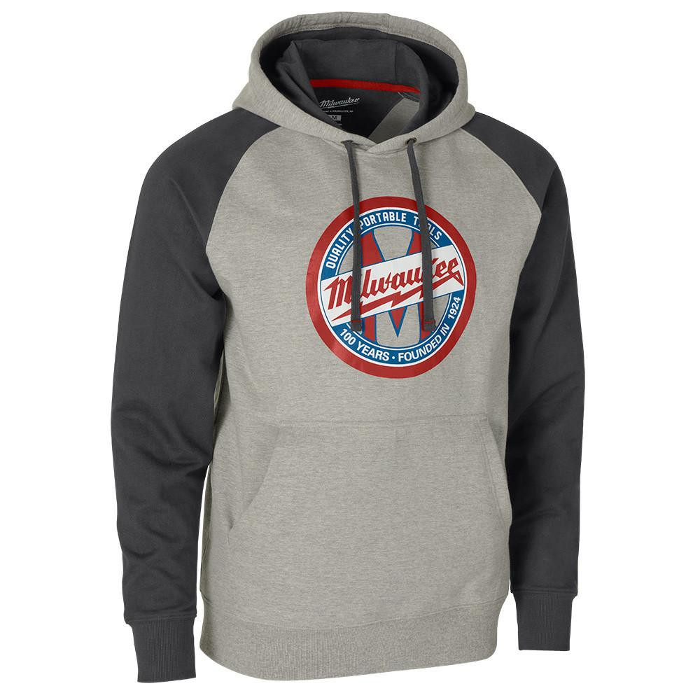 HOOD1924G-M 100th Anniversary Hoodie Medium | Milwaukee