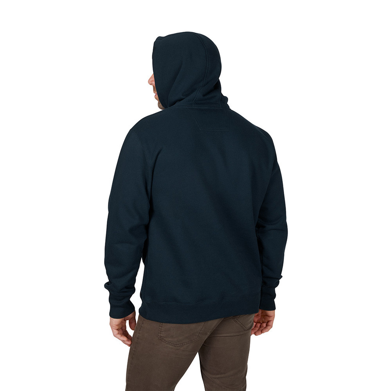 Milwaukee 350BL-M Heavy Duty Pullover Hoodie Blue M