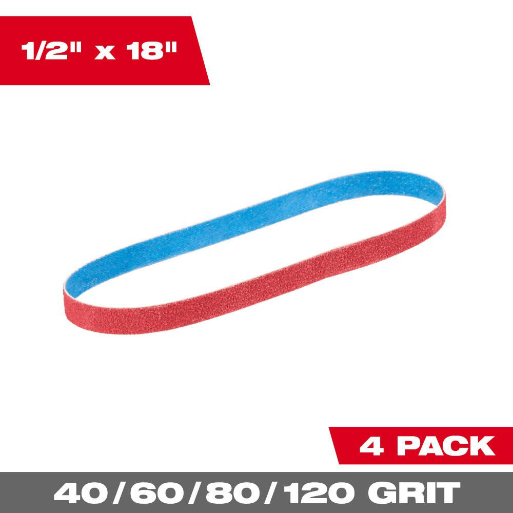 48-80-9000 1/2 x 18 in Bandfile Belts Variety | Milwaukee