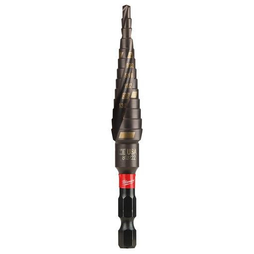 48-89-9241 Impact Duty Step Bit #1 1/8 - 1/2 | Milwaukee