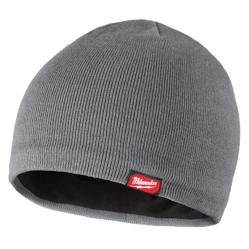 M751G Fleece Lined Beanie Gray | Milwaukee | Great Lakes Power Tools