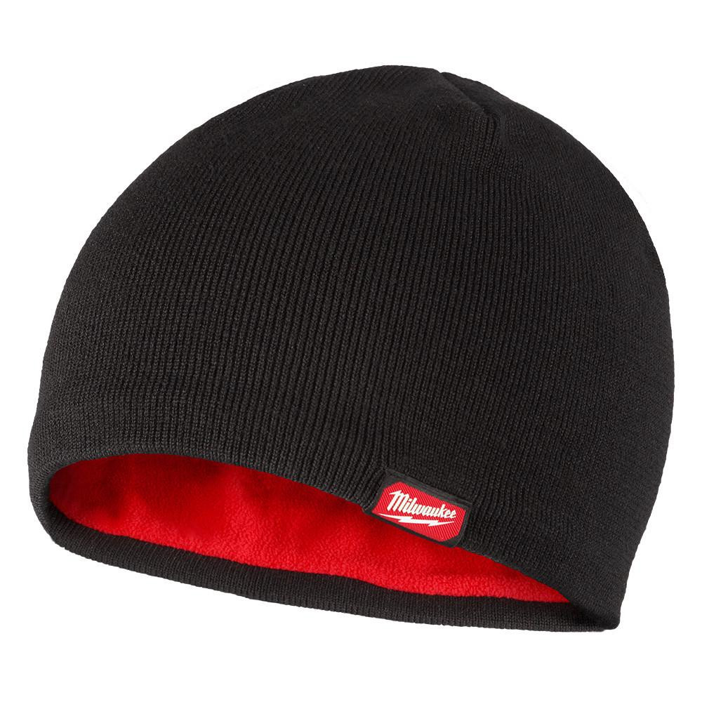 M751B Fleece Lined Beanie Black | Milwaukee | Great Lakes Power Tools