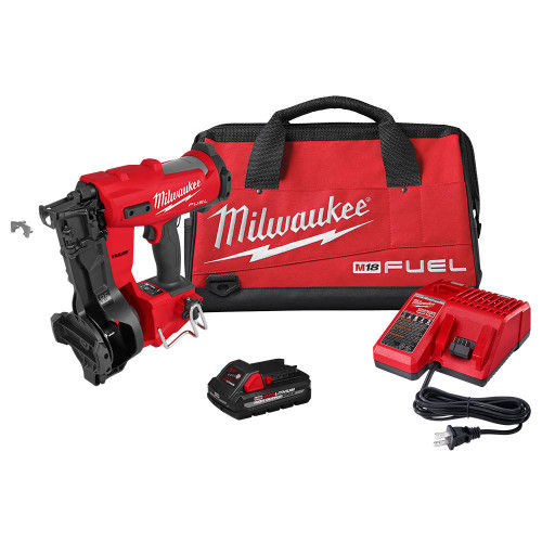 2909-21 M18 FUEL Coil Roofing Nailer Kit | Milwaukee Tool