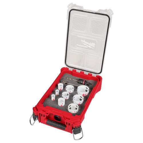 Milwaukee 49-22-4702 12PC QUIK-LOK HOLE DOZER Bi-Metal Kit PACKOUT