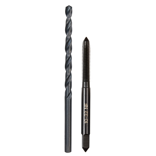 Milwaukee 49-57-5527 10-32 NF Straight Flute Plug Tap - #21 Drill Bit