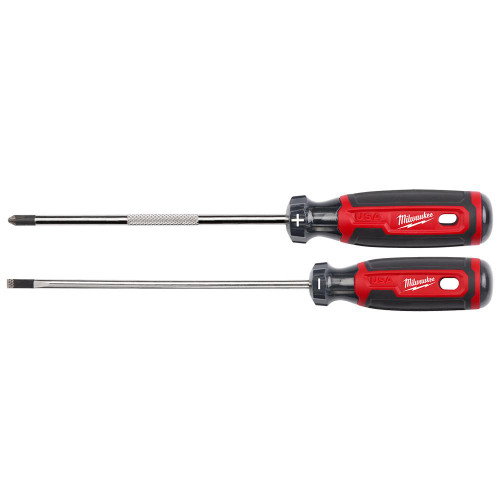 Milwaukee MT200-2M 2pc 6 in. Cushion Grip Screwdriver Set USA