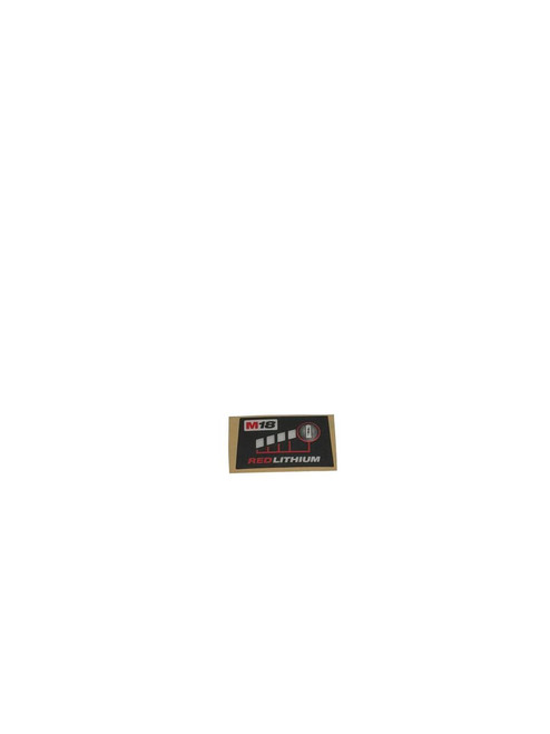 Milwaukee 10-20-4300 Front Fuel Gage Label