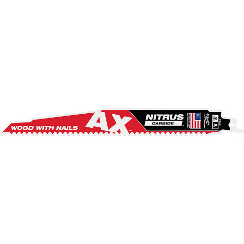 Milwaukee 48-00-7252 9in. AX with NITRUS CARBIDE 1pk