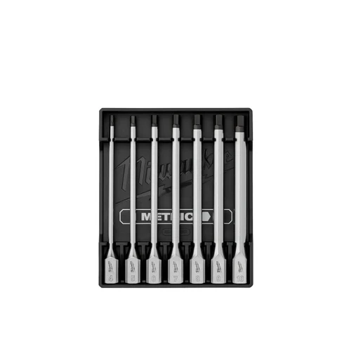 Milwaukee 48-22-9547 7pc 3/8 in Drive Long Hex Bit Socket Set - Metric