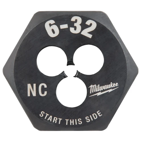 Milwaukee 49-57-5315 6-32 NC 1 Inch Hex Threading Die