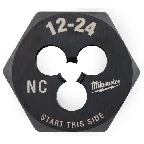 Milwaukee 49-57-5330 12-24 NC 1 Inch Hex Threading Die
