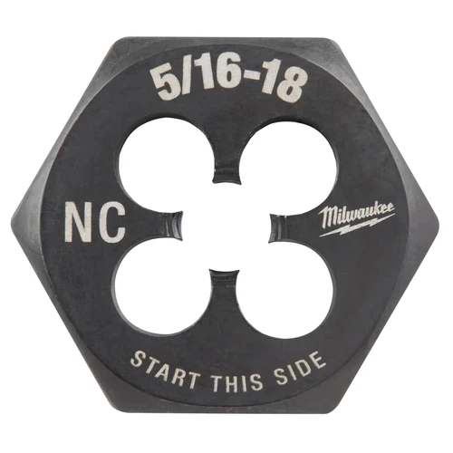 Milwaukee 49-57-5342 5/16-18 NC 1 Inch Hex Threading Die