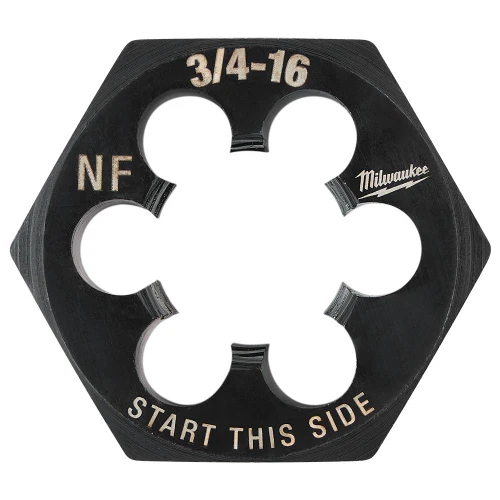 Milwaukee 49-57-5378 3/4-16 NF 1-7/16 Hex Threading Die