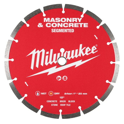 Milwaukee 49-93-9312 12 in Segmented Masonry & Concrete Diamond Blade
