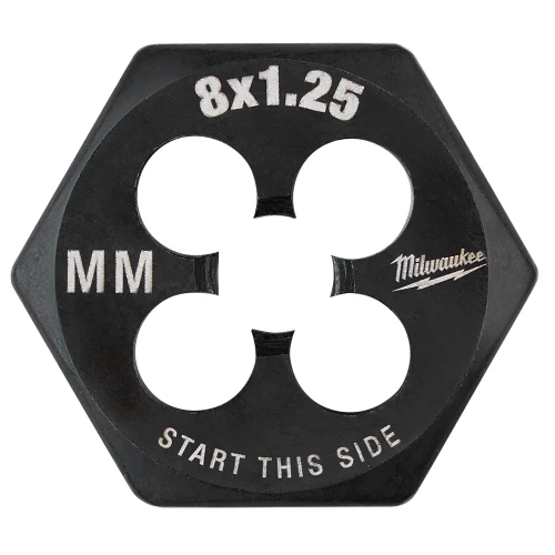Milwaukee 49-57-5343 M8-1.25 mm 1 Inch Hex Threading Die