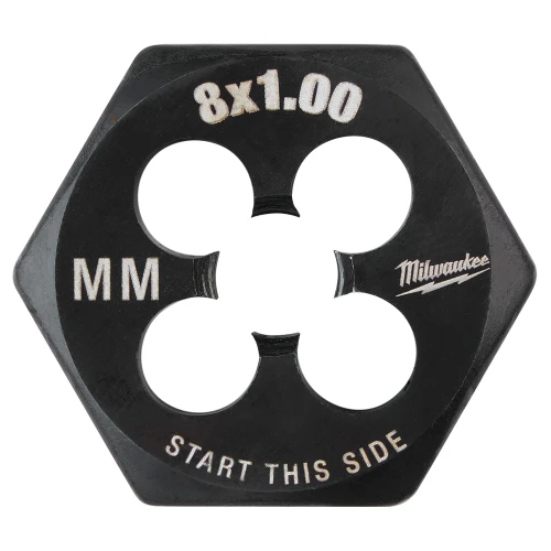 Milwaukee 49-57-5345 M8-1.00 mm 1 Inch Hex Threading Die
