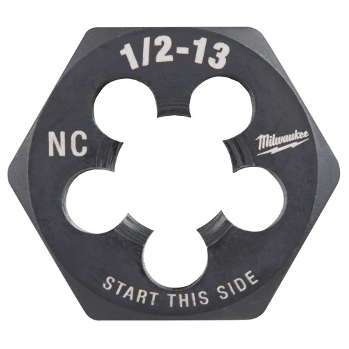 Milwaukee 49-57-5360 1/2-13 NC 1 Inch Hex Threading Die
