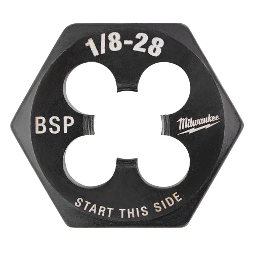 Milwaukee 49-57-5390 1/8-28 BSP 1 Inch Hex Threading Die