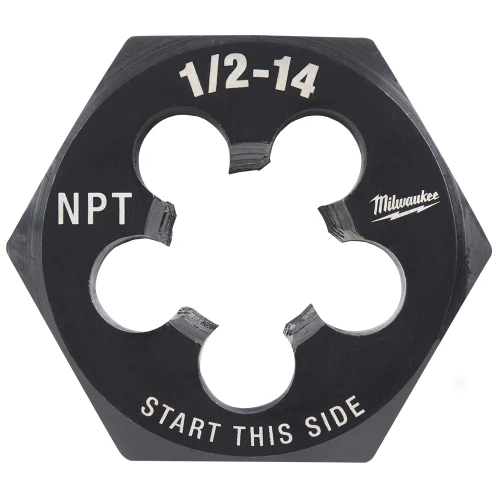 Milwaukee 49-57-5393 1/2-14 NPT 2-1/6 Hex Threading Die