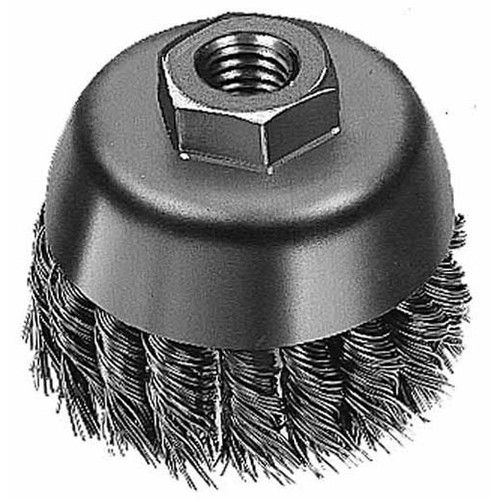 Milwaukee 48-52-5067 3-1/2 in. Knot Wire Cup Brush - Carbon Steel