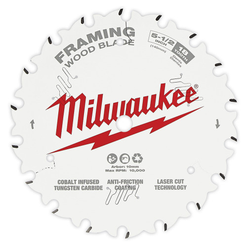 Milwaukee 48-40-0520 5-1/2 in. 18T Framing Circular Saw Blade