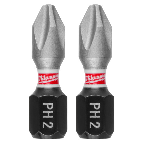 Milwaukee 48-32-4112 SHOCKWAVE Impact Phillips #2 Insert Bits (25 Pk)