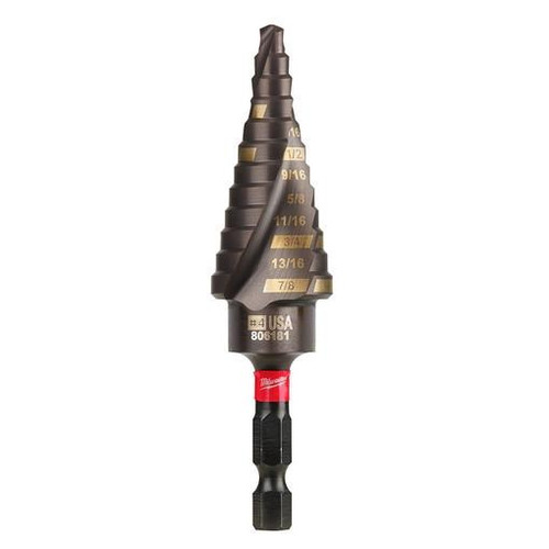 48-89-9244 SHOCKWAVE Impact Duty Step Bit #4 3/16-7/8 | Milwaukee
