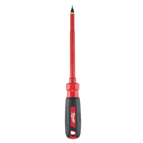 Milwaukee 48-22-2221 1/4 in Slotted - 6 in 1000V Insulated Screwdriver
