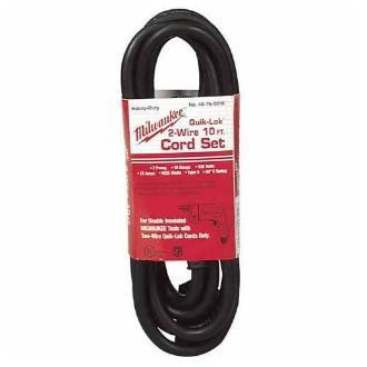 Milwaukee 48-76-5010 10 ft. QUIK-LOK Cord, 2-Wire
