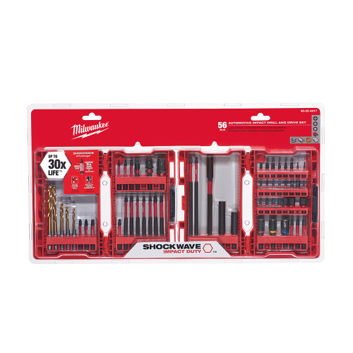 Milwaukee 48-32-4017 56 Pc. Shockwave Impact Drill and Driver Bit Set