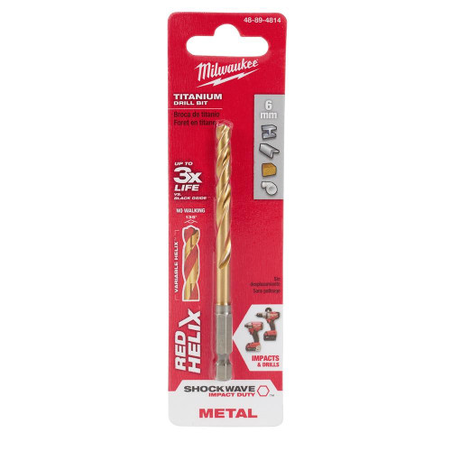48-89-4814 Metric Titanium RED HELIX 6 mm | Milwaukee