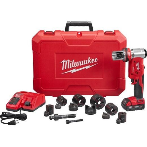2677-21 M18 FORCE LOGIC 6T Knockout Tool 1/2 in - 2 in Kit | Milwaukee
