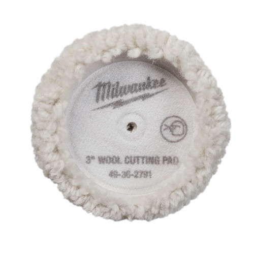 Milwaukee 49-36-5791 3 in. Wool Cutting Pad 5 Pack