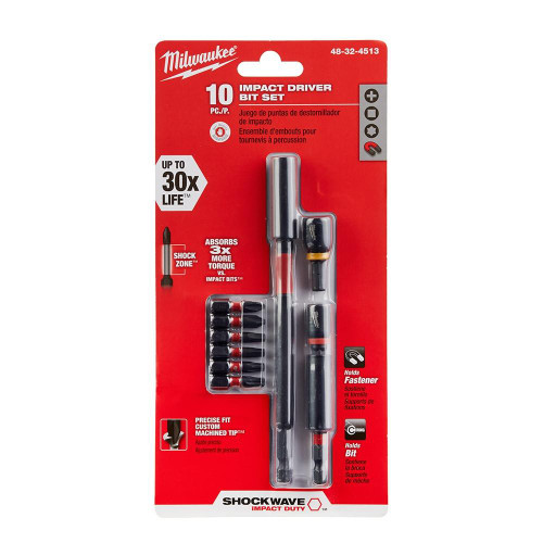 48-32-4513 Impact Duty Driver Set 10pc | Milwaukee Tool