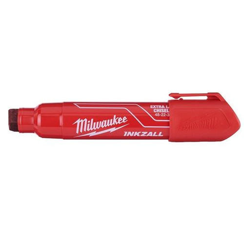 48-22-3266 INKZALL Extra Large Chisel Tip Red Marker | Milwaukee