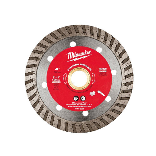 49-93-8006 4 in Diamond Premium Saw Blade | Milwaukee